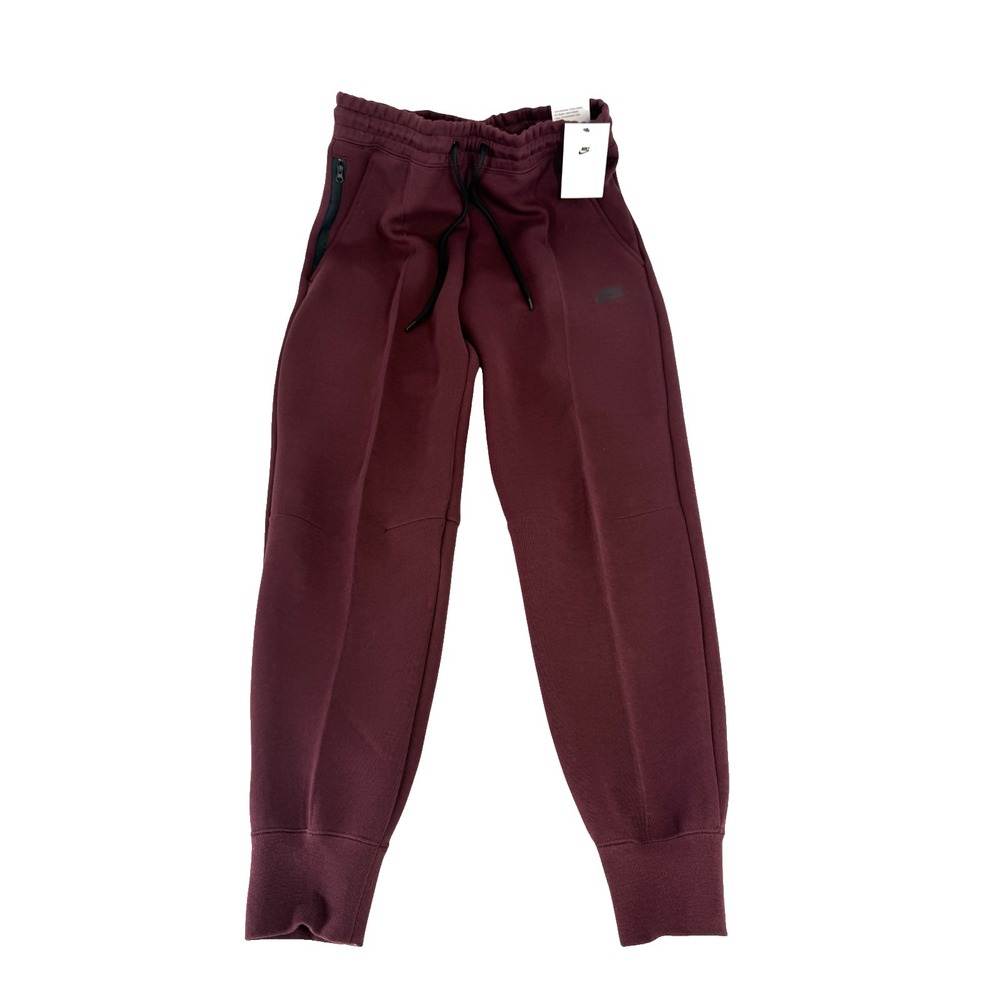 Nike Women's Size 2XL Sportswear Tech Fleece Burgundy Jogger Pants FB8330 652